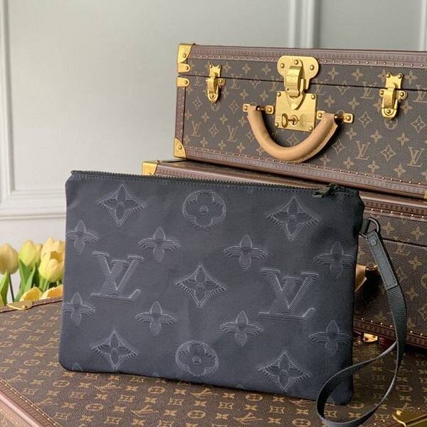 原單lv80142 Louis Vuitton 2054 系列雙面手拿包hhlv12071