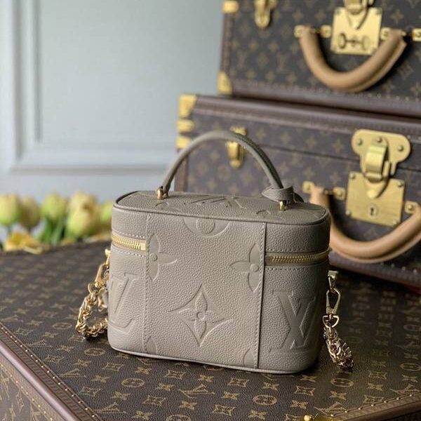 奢侈品原單M45608 Vanity小號手袋Giant Monogram 壓紋hhlv12076