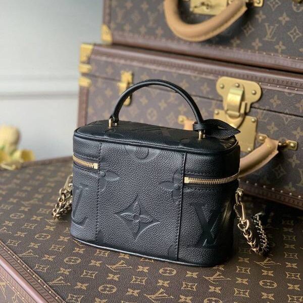 竭誠精品原單M45598 Vanity小號手袋Giant Monogram 壓紋hhlv12077