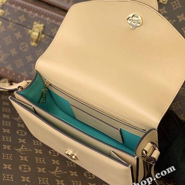 頂級原單lv新款M55948香草黃 lv Pont 9 手袋hhlv12093