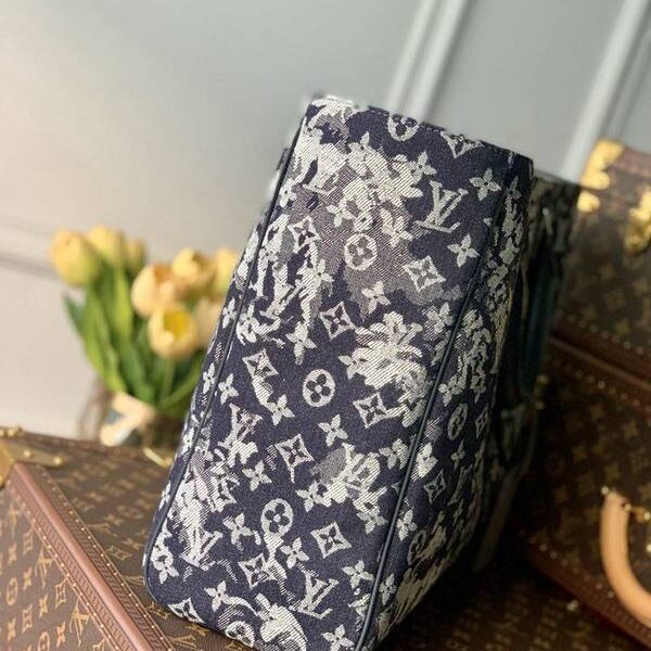 奢侈品a貨M57284 GRAND SAC 牛仔布系列Monogram Pastel Noir 帆布hhlv12103