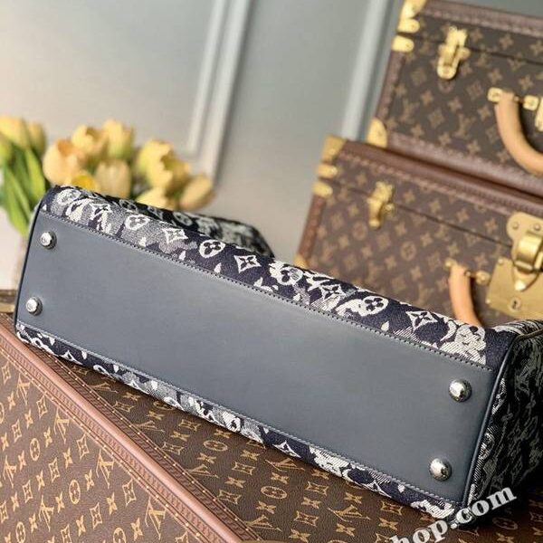 奢侈品a貨M57284 GRAND SAC 牛仔布系列Monogram Pastel Noir 帆布hhlv12103