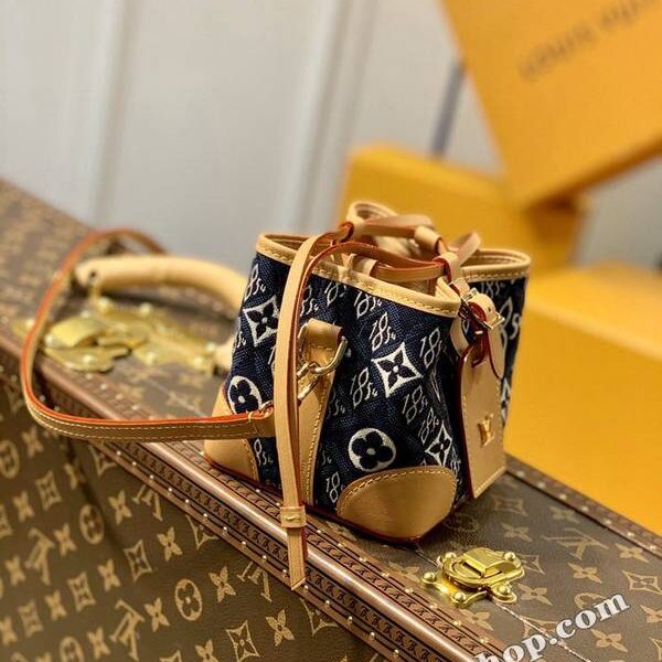 A貨之家頂級原單M57447牛仔布 NOé PURSE 水桶包Since 1854 提花織物hhlv12104