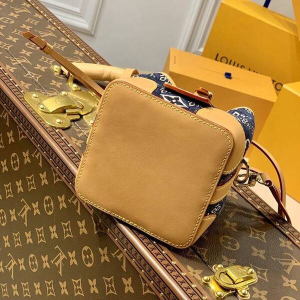 A貨之家頂級原單M57447牛仔布 NOé PURSE 水桶包Since 1854 提花織物hhlv12104