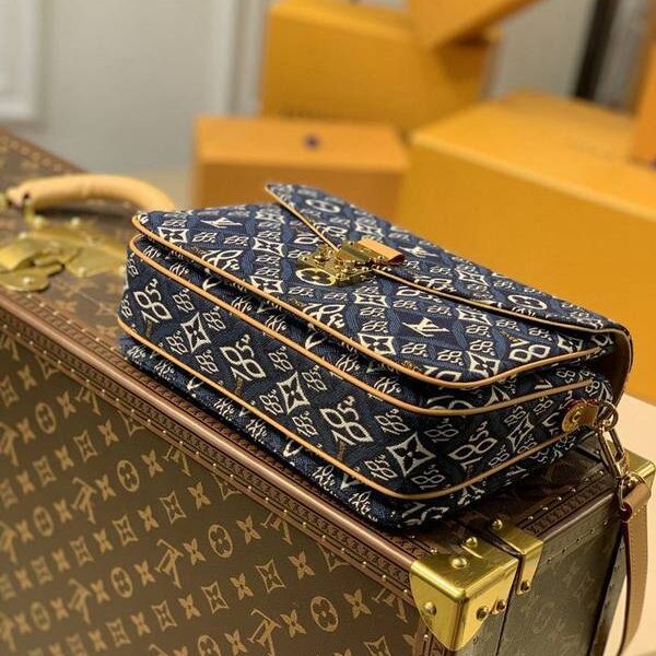 高仿包包頂級原單M57395藍色牛仔布包郵差包40780Pochette Métis 手袋hhlv12105