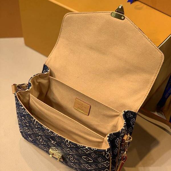 高仿包包頂級原單M57395藍色牛仔布包郵差包40780Pochette Métis 手袋hhlv12105