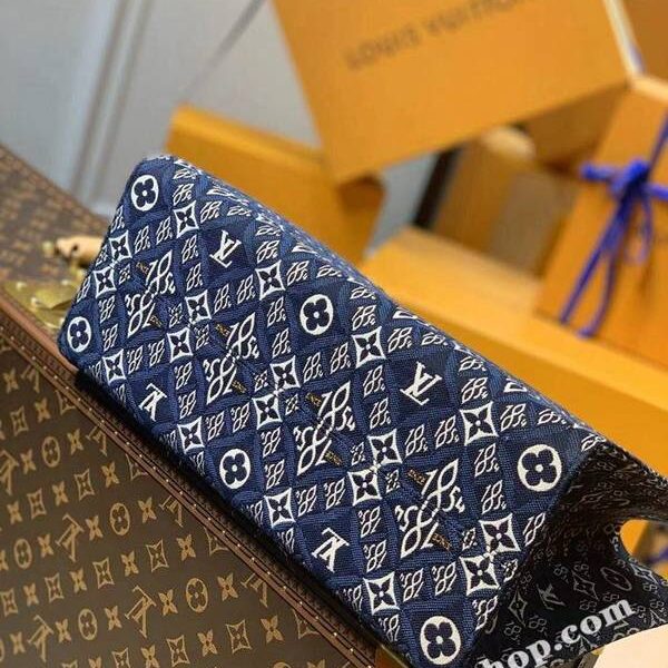a貨M57396ONTHEGO 中號手袋2021春季Nicolas Ghesquière 令 Onthego 中號 Tote 包Since 1854 提花織紋hhlv12119