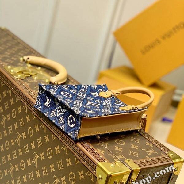 頂級高仿原單M80288牛仔布Monogram Since 1854 系列 PETIT SAC PLAT 手袋hhlv12123