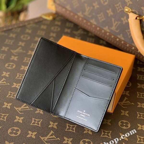 高仿N60441藍大格黑大格口袋錢夾Damier Distorted 帆布hhlv12131