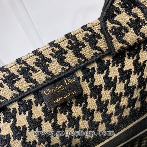 時尚a貨DIOR全新千鳥格DiorM1286【Dior Book Tote】高級定制系列刺繡帆布手提包blpj12332 8 時尚a貨DIOR全新千鳥格DiorM1286【Dior Book Tote】高級定制系列刺繡帆布手提包blpj12332