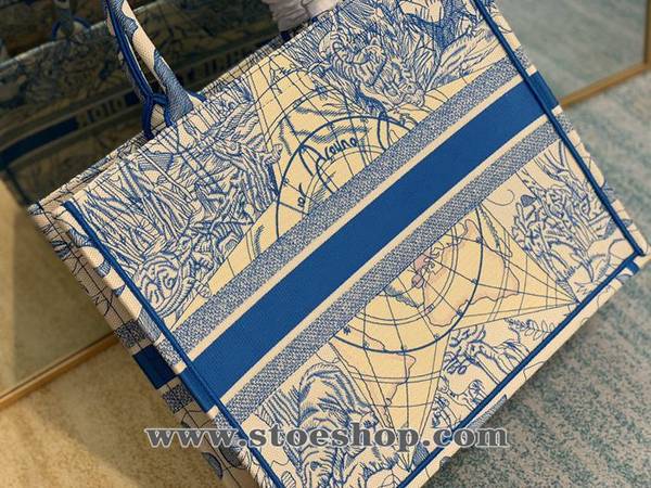 奢侈品a貨DIOR星空款【Dior Book Tote老花系列】M1286blpj12333 8 奢侈品a貨DIOR星空款【Dior Book Tote老花系列】M1286blpj12333