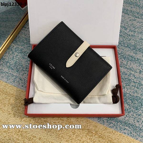 高仿精品celine賽琳專櫃款0146 Wallet拼色錢包進口手掌紋小牛皮blpj12339