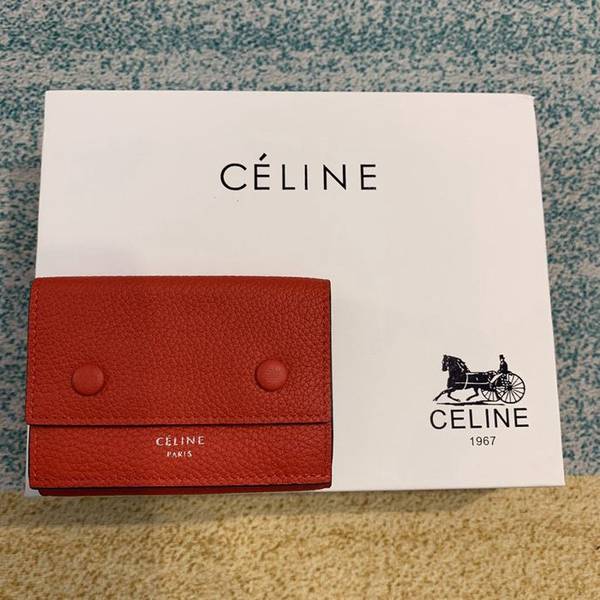a貨celine瑟琳專櫃新款轉鼓小牛皮折疊迷你錢包4127翻蓋按扣blpj12349 9 a貨celine瑟琳專櫃新款轉鼓小牛皮折疊迷你錢包4127翻蓋按扣blpj12349