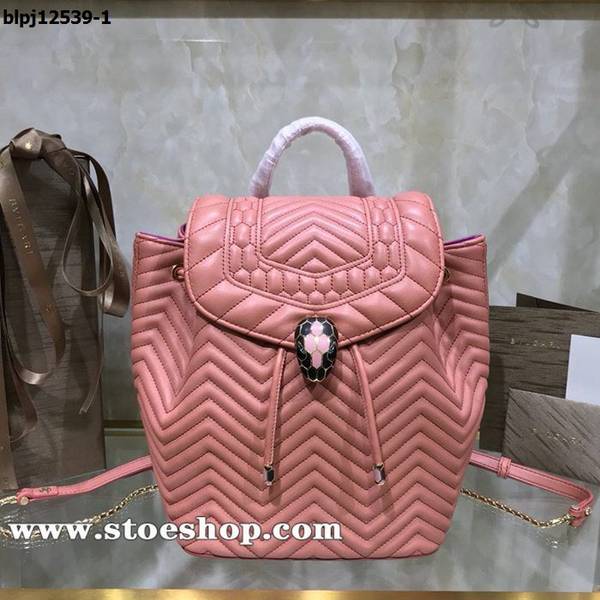 高仿精品批發BVLGARISerpenti Forever絎縫小羊皮背包森林翡翠小羊皮內襯blpj12539