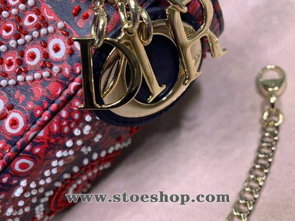高仿名牌包DIORLady Dior三格刺繡桃紅獅子迷你手袋blpj12551 6 高仿名牌包DIORLady Dior三格刺繡桃紅獅子迷你手袋blpj12551