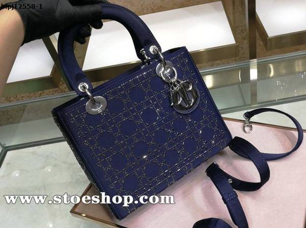 時尚a貨DIORLady Dior 五格絲綢燙鑽緞面鑲鑽戴妃包blpj12558 1 時尚a貨DIORLady Dior 五格絲綢燙鑽緞面鑲鑽戴妃包blpj12558