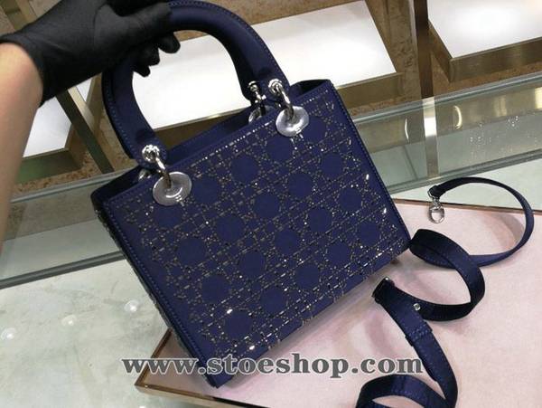 時尚a貨DIORLady Dior 五格絲綢燙鑽緞面鑲鑽戴妃包blpj12558 2 時尚a貨DIORLady Dior 五格絲綢燙鑽緞面鑲鑽戴妃包blpj12558