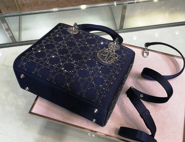 時尚a貨DIORLady Dior 五格絲綢燙鑽緞面鑲鑽戴妃包blpj12558 9 時尚a貨DIORLady Dior 五格絲綢燙鑽緞面鑲鑽戴妃包blpj12558