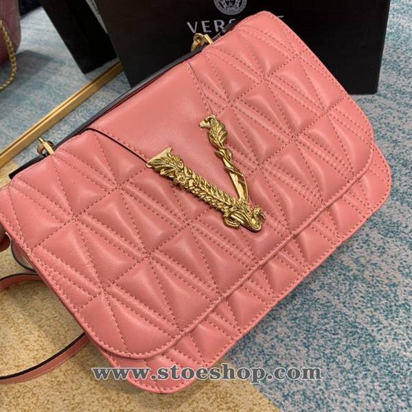 奢侈品versace繡花羊皮2020款美杜莎Versace Virtus單肩包blpj12591 4 奢侈品versace繡花羊皮2020款美杜莎Versace Virtus單肩包blpj12591