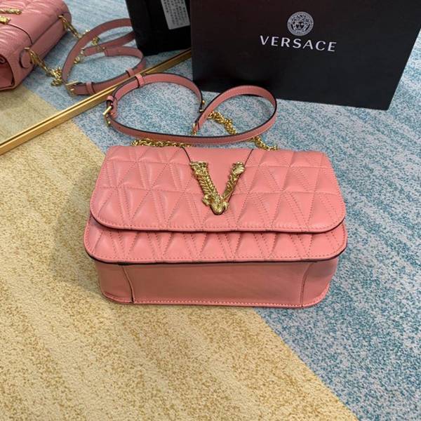 奢侈品versace繡花羊皮2020款美杜莎Versace Virtus單肩包blpj12591 9 奢侈品versace繡花羊皮2020款美杜莎Versace Virtus單肩包blpj12591