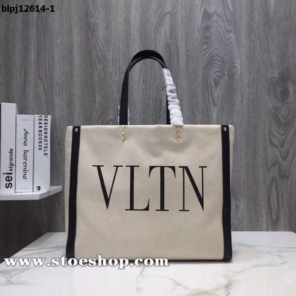 最高等級A貨Valentino華倫天奴專櫃新品走秀款帆布手袋經典鉚釘blpj12614