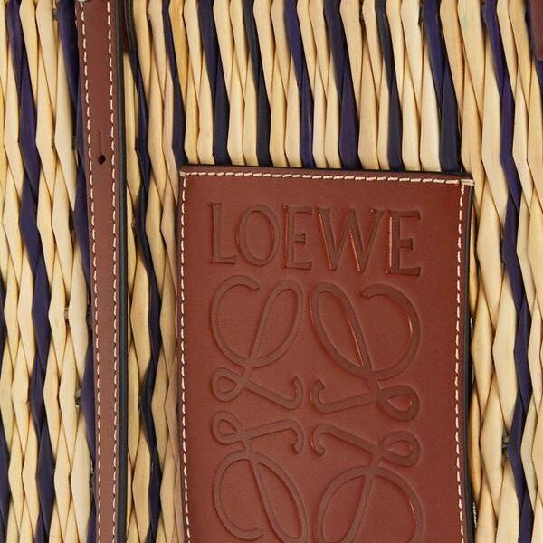 高仿包包批發LOEWELoewe菜籃包最新專櫃同步方形Basket手袋blpj12665