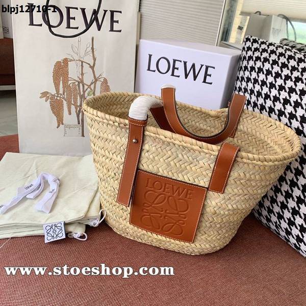 高仿包包批發LOEWELoewe草編菜籃子馬來西亞棕櫚葉blpj12710