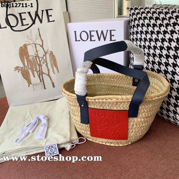 高仿精品批發LOEWELoewe草編菜籃子正宗馬來西亞棕櫚葉blpj12711