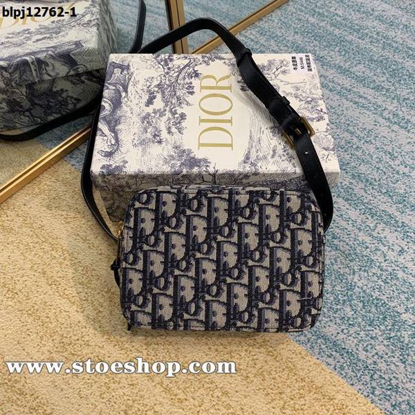 最高等級DIOR2020全新腰包藍色 Oblique印花腰包blpj12762