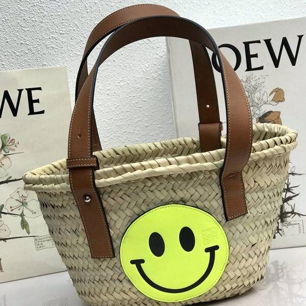 奢侈品celineSmiley 小黃人笑臉包菜籃子正宗馬來西亞棕櫚葉blpj12772
