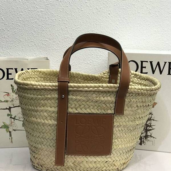 頂級高仿LOEWELoewe草編菜籃子馬來西亞棕櫚葉blpj12774