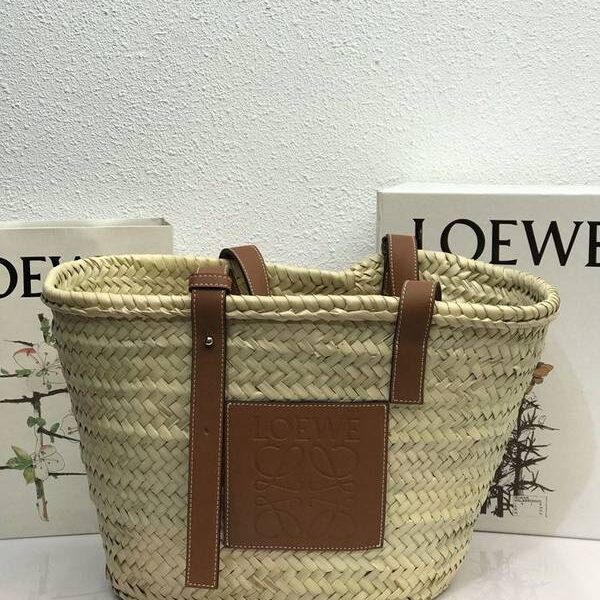 頂級高仿LOEWELoewe草編菜籃子馬來西亞棕櫚葉blpj12774