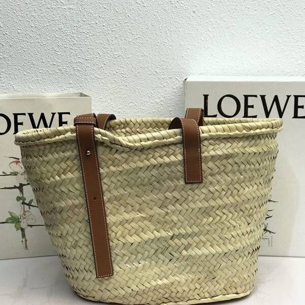 頂級高仿LOEWELoewe草編菜籃子馬來西亞棕櫚葉blpj12774