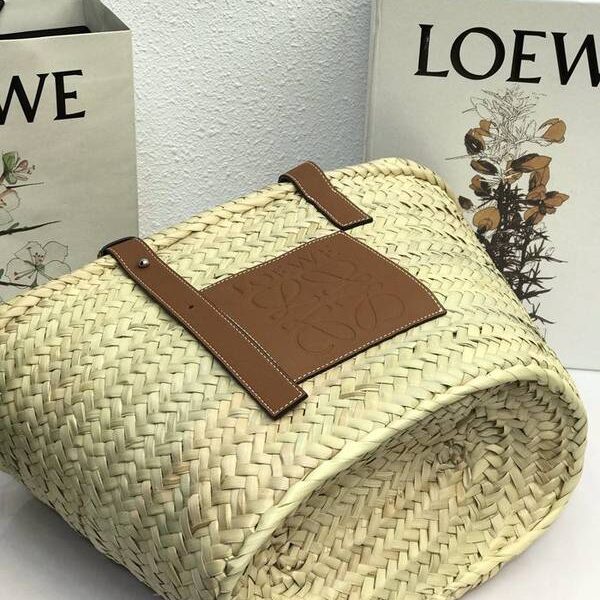 頂級高仿LOEWELoewe草編菜籃子馬來西亞棕櫚葉blpj12774