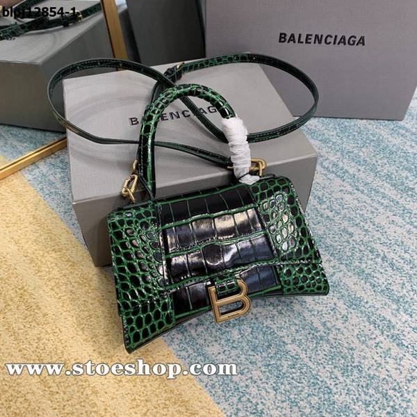 高仿名牌balenciaga鱷魚紋沙漏包Hourglass沙漏包牛皮質感blpj12854