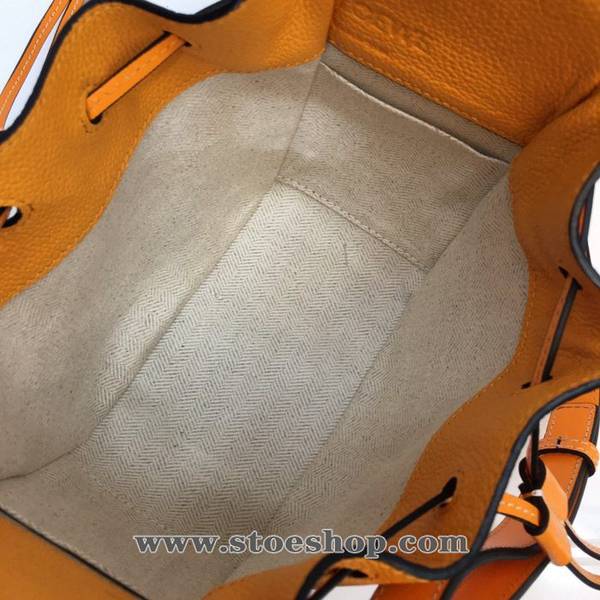 最高等級LOEWE橘黃荔枝紋mini hammock bag吊床包全牛皮blpj12875 8 最高等級LOEWE橘黃荔枝紋mini hammock bag吊床包全牛皮blpj12875