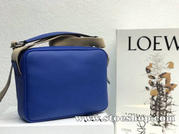高仿包LOEWE藍色military messenger XS小號郵差包進口荔枝紋小皮blpj12879 3 高仿包LOEWE藍色military messenger XS小號郵差包進口荔枝紋小皮blpj12879