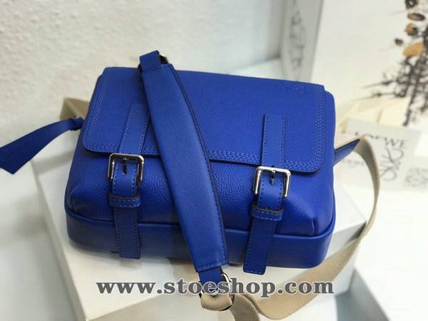 高仿包LOEWE藍色military messenger XS小號郵差包進口荔枝紋小皮blpj12879 4 高仿包LOEWE藍色military messenger XS小號郵差包進口荔枝紋小皮blpj12879