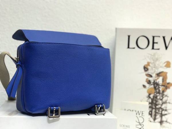 高仿包LOEWE藍色military messenger XS小號郵差包進口荔枝紋小皮blpj12879 5 高仿包LOEWE藍色military messenger XS小號郵差包進口荔枝紋小皮blpj12879