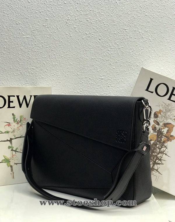 原單LOEWE羅意威專櫃新款 Puzzle 男款系列黑色立方體造型進口西班牙小牛皮blpj12882 2 原單LOEWE羅意威專櫃新款 Puzzle 男款系列黑色立方體造型進口西班牙小牛皮blpj12882