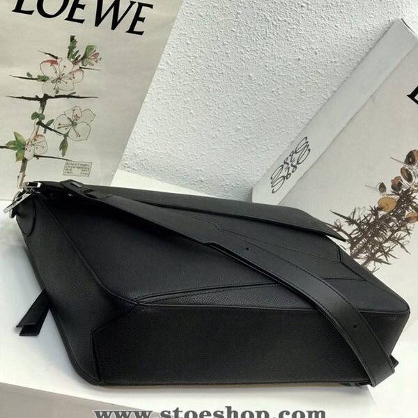 原單LOEWE羅意威專櫃新款 Puzzle 男款系列黑色立方體造型進口西班牙小牛皮blpj12882 11 原單LOEWE羅意威專櫃新款 Puzzle 男款系列黑色立方體造型進口西班牙小牛皮blpj12882