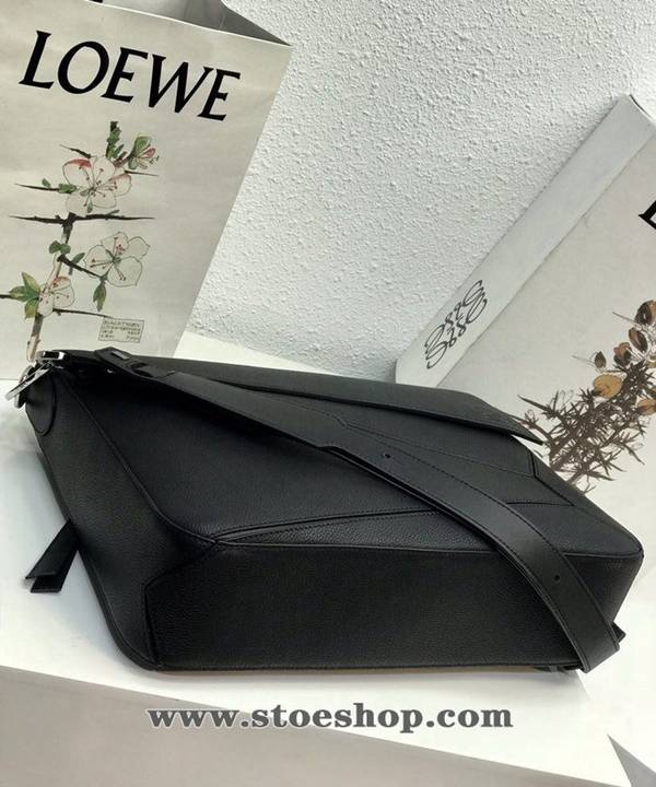 原單LOEWE羅意威專櫃新款 Puzzle 男款系列黑色立方體造型進口西班牙小牛皮blpj12882 4 原單LOEWE羅意威專櫃新款 Puzzle 男款系列黑色立方體造型進口西班牙小牛皮blpj12882