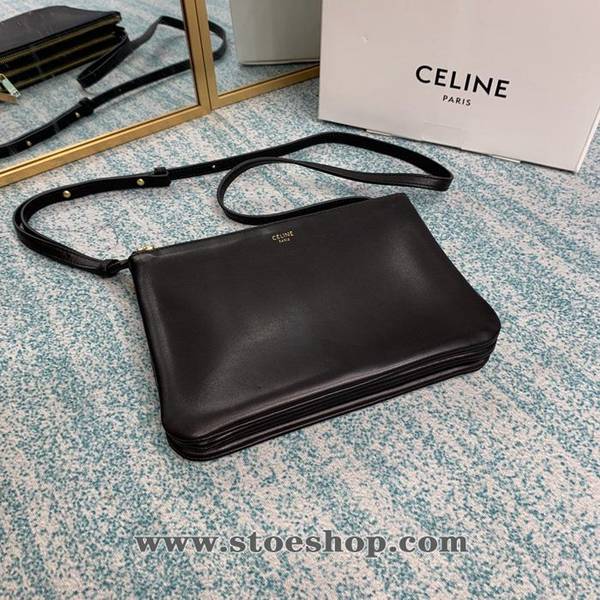 高仿名牌包celinetrio新版斜挎三層包【黑色】義大利進口羊皮blpj12921 8 高仿名牌包celinetrio新版斜挎三層包【黑色】義大利進口羊皮blpj12921