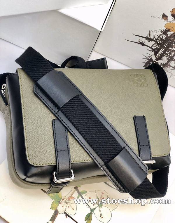 時尚a貨LOEWE新款XS郵差包military messenger經信典使包枝荔紋小牛皮blpj12942 3 時尚a貨LOEWE新款XS郵差包military messenger經信典使包枝荔紋小牛皮blpj12942