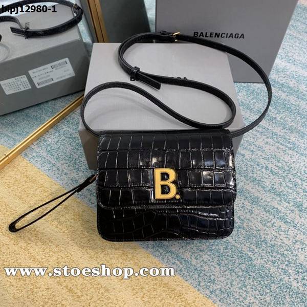 高仿balenciaga鱷魚紋Balenciaga冬季2020款包袋豆腐包blpj12980