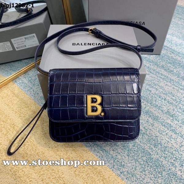 a貨balenciaga鱷魚紋Balenciaga冬季2020款包袋豆腐包blpj12982