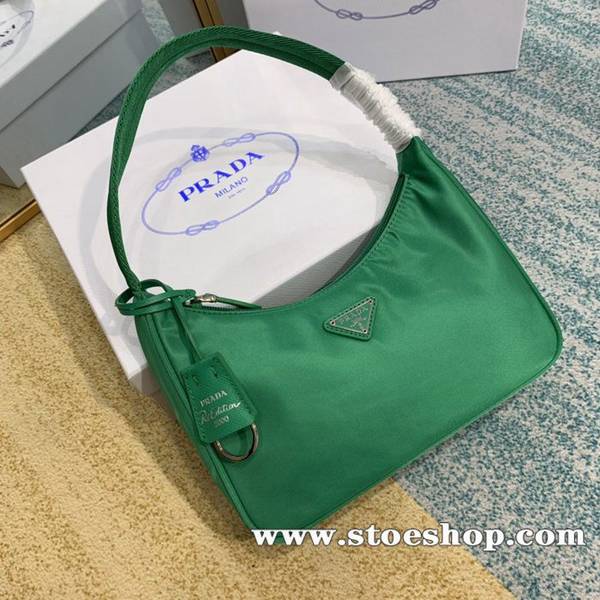 奢侈品prada竹子綠Prada 爆款Hobo腋下包blpj12998 3 奢侈品prada竹子綠Prada 爆款Hobo腋下包blpj12998