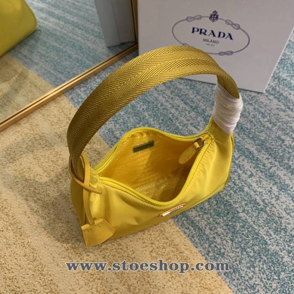 竭誠精品prada小雞黃Prada 爆款Hobo腋下包blpj12999 6 竭誠精品prada小雞黃Prada 爆款Hobo腋下包blpj12999
