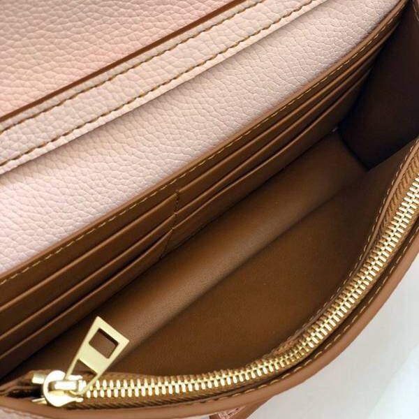 頂級1：1LOEWEBarcelona bag冰粉柔軟珠地小牛皮搭配經典撞色小牛皮blpj13028