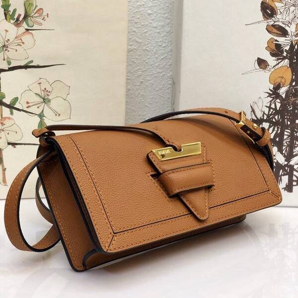 竭誠精品LOEWEBarcelona bag 棕色柔軟珠地小牛皮搭配經典撞色小牛皮blpj13030 9 竭誠精品LOEWEBarcelona bag 棕色柔軟珠地小牛皮搭配經典撞色小牛皮blpj13030